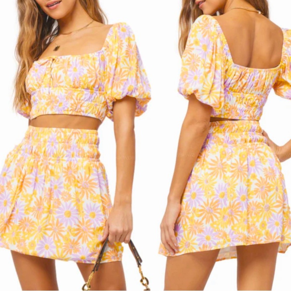 NWT L*SPACE Jax Skirt Small Oopsie Daisy